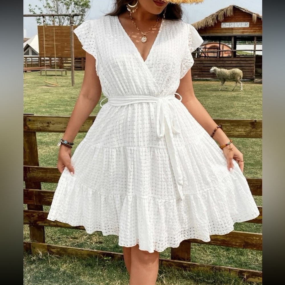 SHIEN Ruffled Dress